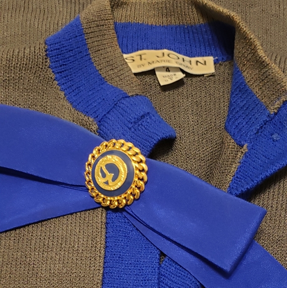 COPY - St.John By Marie Gray Knit Sweater Dress - Picture 2 of 7